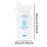 Maxbell 5 Pieces Disposable Urine Bags Sturdy Vomit Bags for Outdoor Traffic Camping