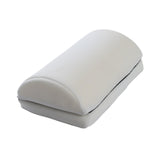 Maxbell Sponge Bolster Pillow Gift Leg Pillow for Bed Sleep Office Work White