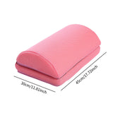 Maxbell Sponge Bolster Pillow Gift Leg Pillow for Bed Sleep Office Work Pink