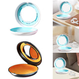 Maxbell Retainer Case Practical Denture Cleaning Case Small with Lid Retainer Holder Multicolor A