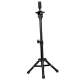 Maxbell Wig Stand Tripod Mannequin Head Stand for Display Cosmetology Training Heads