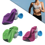 Maxbell Cooling Towel Sweat Absorbing Small-size Headband for Running Cycling Summer Green