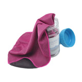Maxbell Cooling Towel Sweat Absorbing Small-size Headband for Running Cycling Summer Rose red