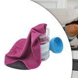 Maxbell Cooling Towel Sweat Absorbing Small-size Headband for Running Cycling Summer Rose red