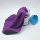 Maxbell Cooling Towel Sweat Absorbing Small-size Headband for Running Cycling Summer Purple