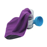 Maxbell Cooling Towel Sweat Absorbing Small-size Headband for Running Cycling Summer Purple