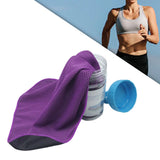 Maxbell Cooling Towel Sweat Absorbing Small-size Headband for Running Cycling Summer Purple