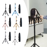 Maxbell Wig Stand Tripod Non Slip Portable Wig Head Holder for Salons Hair Extension black