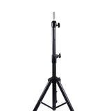 Maxbell Wig Stand Tripod Non Slip Portable Wig Head Holder for Salons Hair Extension black