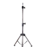 Maxbell Wig Stand Tripod Non Slip Portable Wig Head Holder for Salons Hair Extension Stainless steel