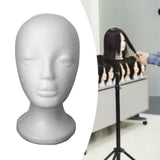 Maxbell Mannequin Head Display Stand Head Display Stand for Headset Headwear Glasses Style B