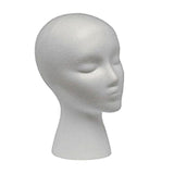 Maxbell Mannequin Head Display Stand Head Display Stand for Headset Headwear Glasses Style D