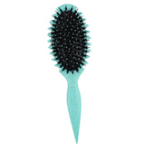 Maxbell Curly Hair Brush Portable Styling Brush for Detangling for Salon Home Travel Green