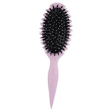 Maxbell Curly Hair Brush Portable Styling Brush for Detangling for Salon Home Travel Purple