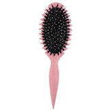 Maxbell Curly Hair Brush Portable Styling Brush for Detangling for Salon Home Travel Pink