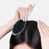 Maxbell Curly Hair Brush Portable Styling Brush for Detangling for Salon Home Travel Blue