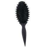 Maxbell Curly Hair Brush Portable Styling Brush for Detangling for Salon Home Travel Black