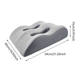 Maxbell Leg Elevation Pillow Ergonomic Elevated Leg Rest Pillow for Rest Reading Leg Light Gray