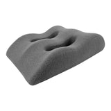 Maxbell Leg Elevation Pillow Ergonomic Elevated Leg Rest Pillow for Rest Reading Leg Gray Grid