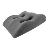 Maxbell Leg Elevation Pillow Ergonomic Elevated Leg Rest Pillow for Rest Reading Leg Gray Grid