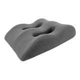 Maxbell Leg Elevation Pillow Ergonomic Elevated Leg Rest Pillow for Rest Reading Leg Gray Grid