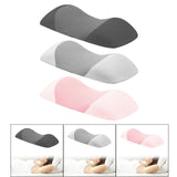 Maxbell Lumbar Support Pillow Breathable Pad Memory Foam Pillow for Resting Bed Home black