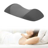 Maxbell Lumbar Support Pillow Breathable Pad Memory Foam Pillow for Resting Bed Home black