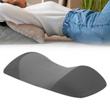 Maxbell Lumbar Support Pillow Breathable Pad Memory Foam Pillow for Resting Bed Home black