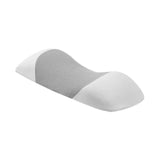 Maxbell Lumbar Support Pillow Breathable Pad Memory Foam Pillow for Resting Bed Home white