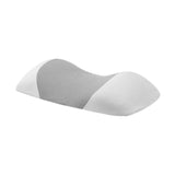 Maxbell Lumbar Support Pillow Breathable Pad Memory Foam Pillow for Resting Bed Home white