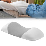 Maxbell Lumbar Support Pillow Breathable Pad Memory Foam Pillow for Resting Bed Home white