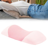 Maxbell Lumbar Support Pillow Breathable Pad Memory Foam Pillow for Resting Bed Home pink