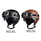 Maxbell Motorcycle Helmet Trendy Lightweight Half Helmet for Biking Summer Bicycling Black M