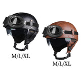 Maxbell Motorcycle Helmet Trendy Lightweight Half Helmet for Biking Summer Bicycling Black M