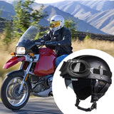 Maxbell Motorcycle Helmet Trendy Lightweight Half Helmet for Biking Summer Bicycling Black M