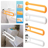 Maxbell Toilet Handrail Portable Sturdy Stable Folding Handicap Grab Bar for Elderly yellow