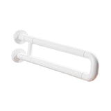 Maxbell Toilet Handrail Portable Sturdy Stable Folding Handicap Grab Bar for Elderly white