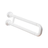 Maxbell Toilet Handrail Portable Sturdy Stable Folding Handicap Grab Bar for Elderly white