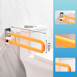 Maxbell Handicap Grab Bar Sturdy Folded Bathroom Grab Handle Bar for Elderly Seniors yellow