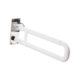 Maxbell Handicap Grab Bar Sturdy Folded Bathroom Grab Handle Bar for Elderly Seniors white