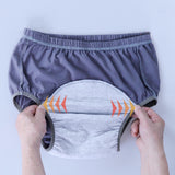 Maxbell 2x Adults Leakproof Incontinence Underwear Breathable Underpant for Disabled M