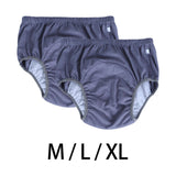 Maxbell 2x Adults Leakproof Incontinence Underwear Breathable Underpant for Disabled M