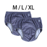 Maxbell 2x Adults Leakproof Incontinence Underwear Breathable Underpant for Disabled M