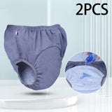 Maxbell 2x Adults Leakproof Incontinence Underwear Breathable Underpant for Disabled M