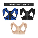 Maxbell Posture Corrector Comfortable Spine Straightener for Back Neck Women and Men Blue S M