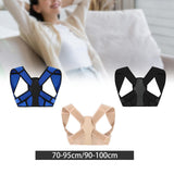 Maxbell Posture Corrector Comfortable Spine Straightener for Back Neck Women and Men Blue S M