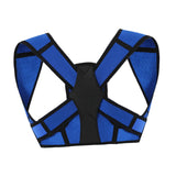 Maxbell Posture Corrector Comfortable Spine Straightener for Back Neck Women and Men Blue L XL