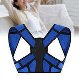 Maxbell Posture Corrector Comfortable Spine Straightener for Back Neck Women and Men Blue L XL