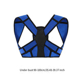 Maxbell Posture Corrector Comfortable Spine Straightener for Back Neck Women and Men Blue L XL