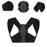 Maxbell Posture Corrector Comfortable Spine Straightener for Back Neck Women and Men Black S M